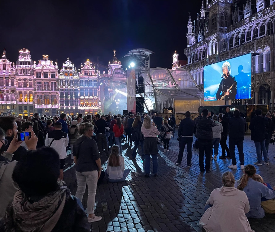 Ecran Led extérieur évenementiel pour retransmettre un concert